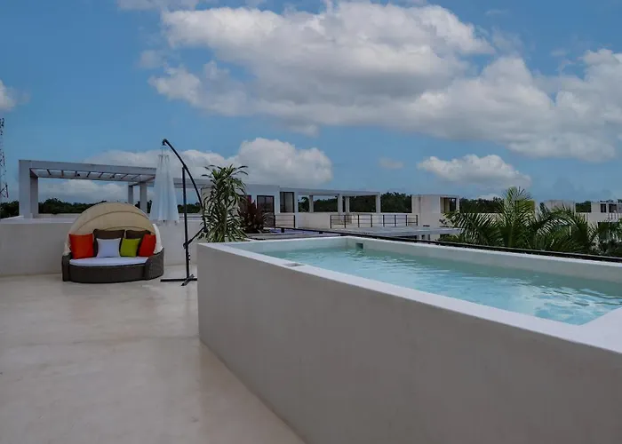 Luxury Penthouse With Private Rooftop Pool And Stunning Jungle Views Tulum